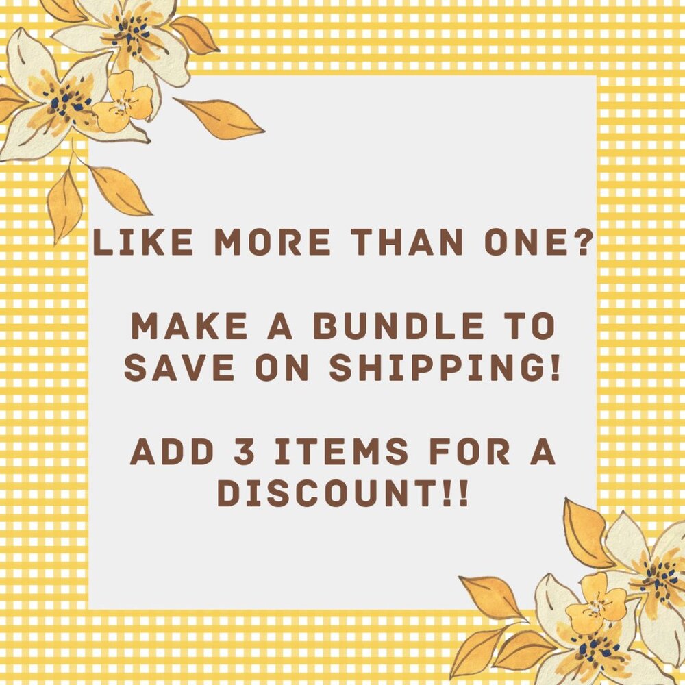 🚨Save on shipping - Make a Bundle!! 🚨